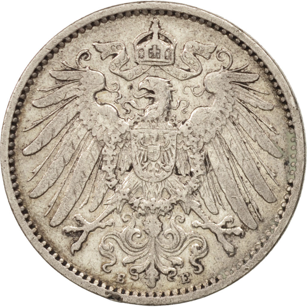 Coin, GERMANY - EMPIRE, Wilhelm II, Mark, 1906, Muldenhütten, 