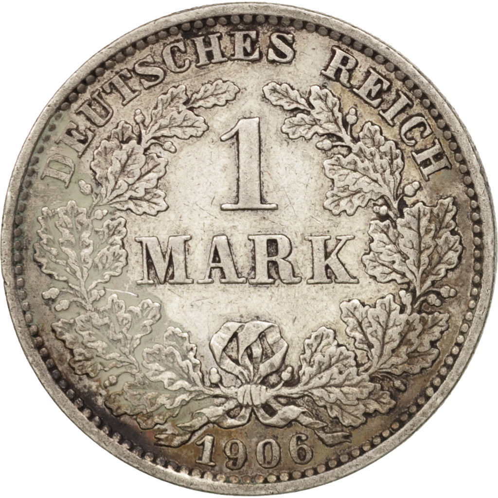 Coin, GERMANY - EMPIRE, Wilhelm II, Mark, 1906, Muldenhütten, 