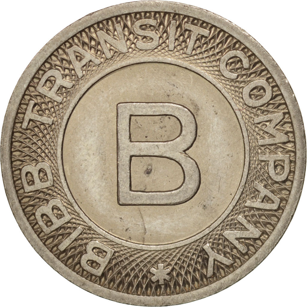 United States, Bibb Transit Company, Token