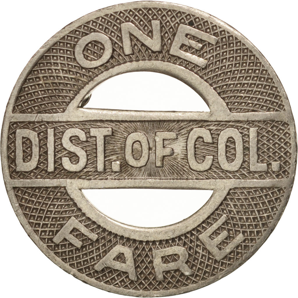 United States, District of Columbia Transit System, Token