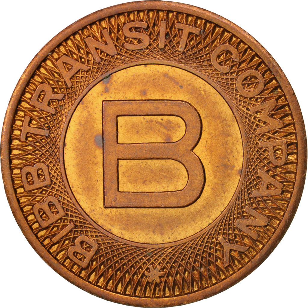 United States, Bibb Transit Company, Token