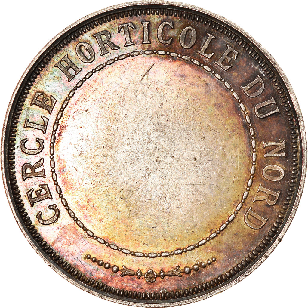 France, Medal, Ville de Lille, Cercle Horticole du Nord, Flora, Esparon