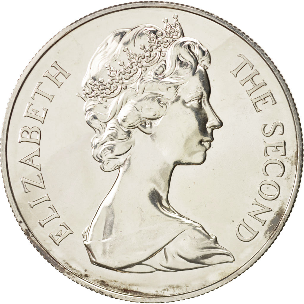 Coin, Saint Helena, Elizabeth II, 25 Pence, Crown, 1973, , Copper