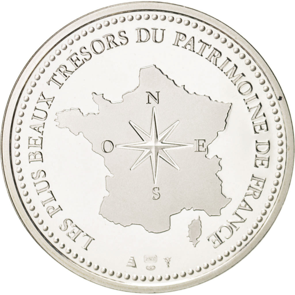 France, Medal, Les plus beaux trésors du patrimoine de France, Maison carrée