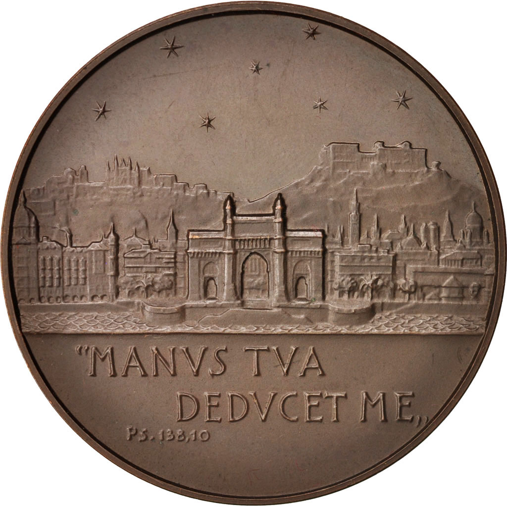 Vatican, Medal, Paul VI, Montecassino, Religions & beliefs, 1965, Giampaoli