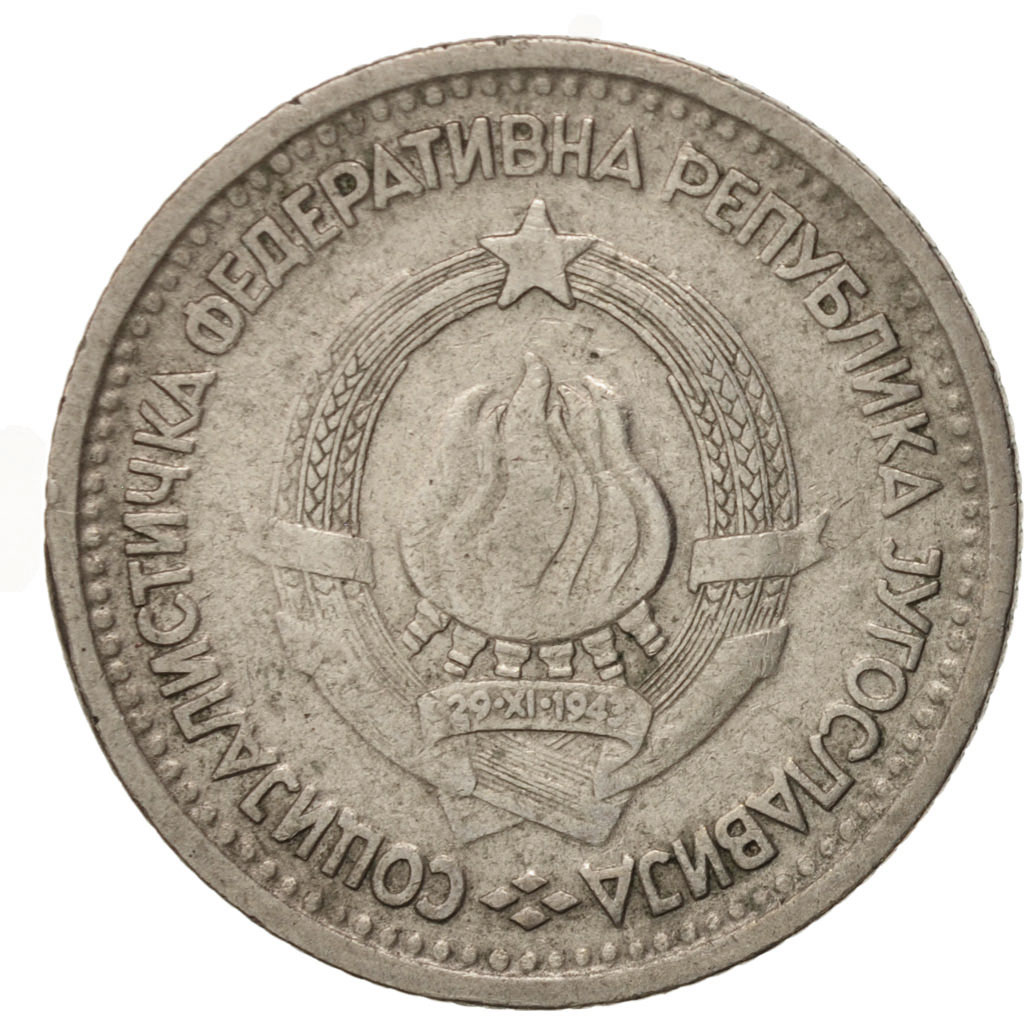 Moneda, Yugoslavia, Dinar, 1965, MBC, Cobre - níquel, KM:47
