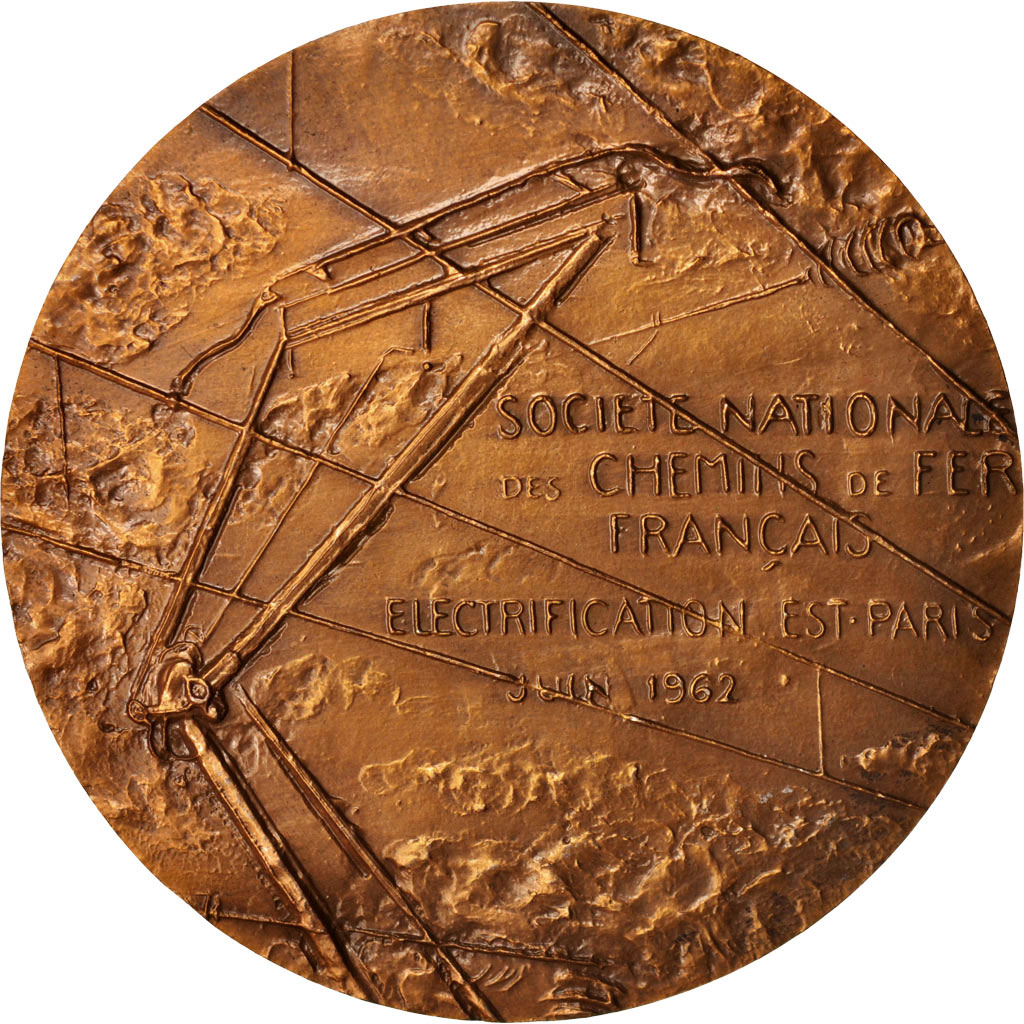 France, Medal, Société Nationale des Chemins de Fer Français, Railway, 1962