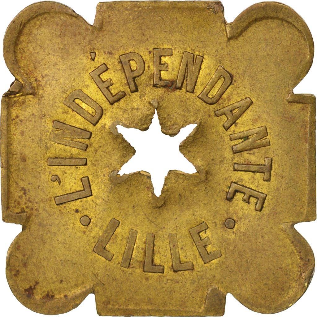 France, Token, token count, Ville de Lille, L'indépendante, Bénéfice 50