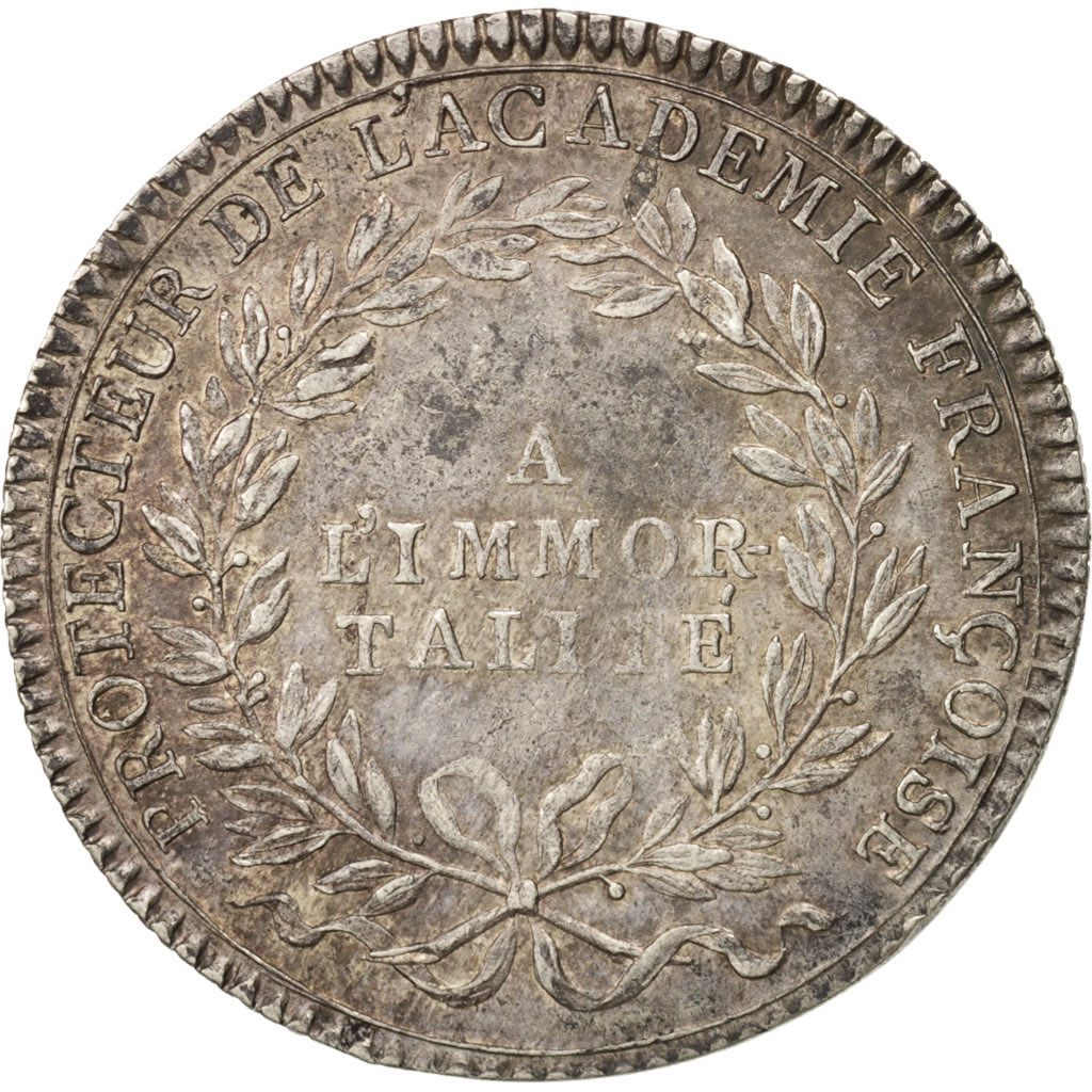 France, Token, Royal, Académie Française, Louis XV, Duvivier, 