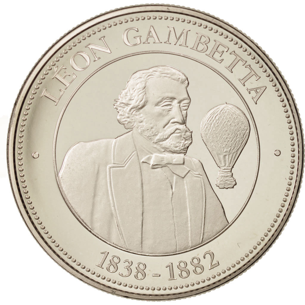 France, Medal, Collection Panthéon, Léon Gambetta, Arts & Culture, 