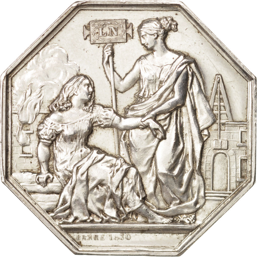 France, Token, Insurance, La Nationale, 1817, Barre, , Silver