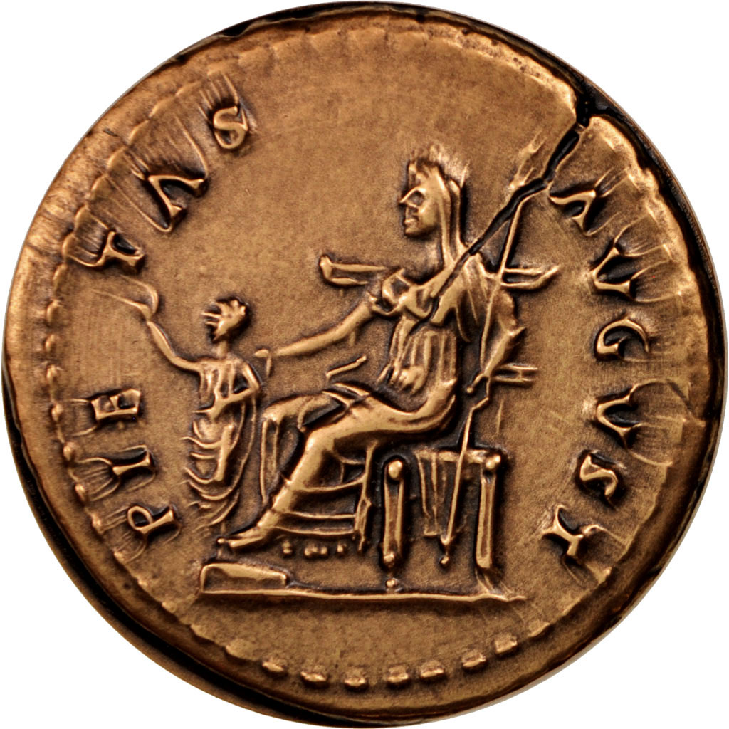 France, Medal, Domitia, Pietas, History, , Bronze