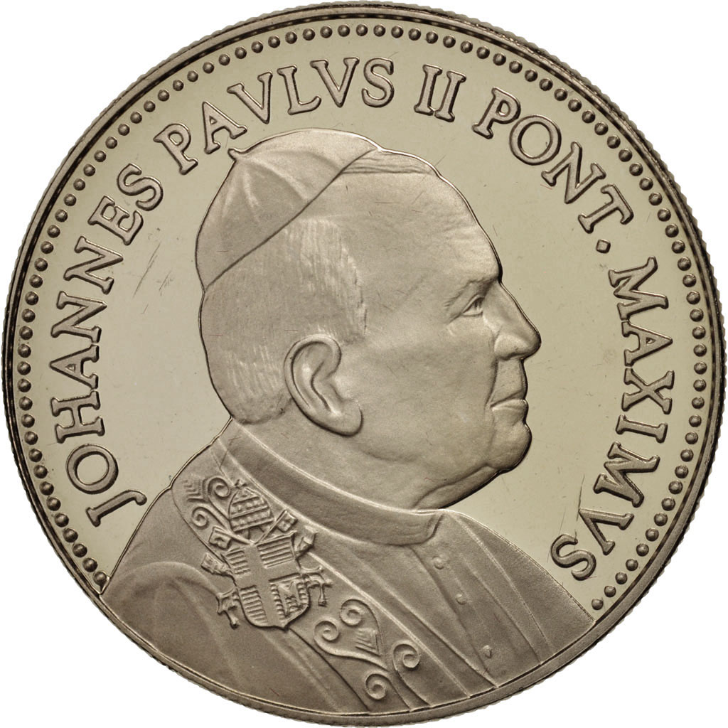 France, Medal, Iohannes Paulus II, Religions & beliefs, , Nickel