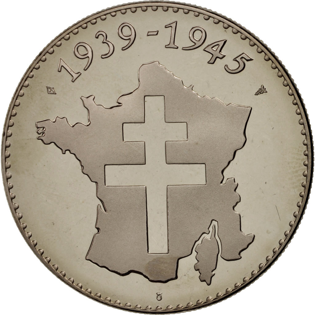 France, Medal, Libération de la France 1945, History, , Nickel