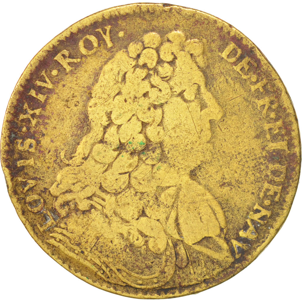 France, Token, Royal, Bâtiments du Roi, Louis XIV, , Copper
