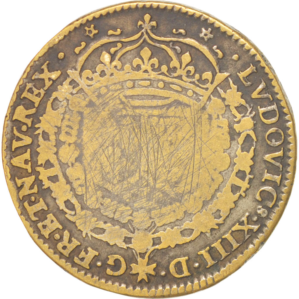 France, Token, Royal, Louis XIII, , Brass, Feuardent:12264