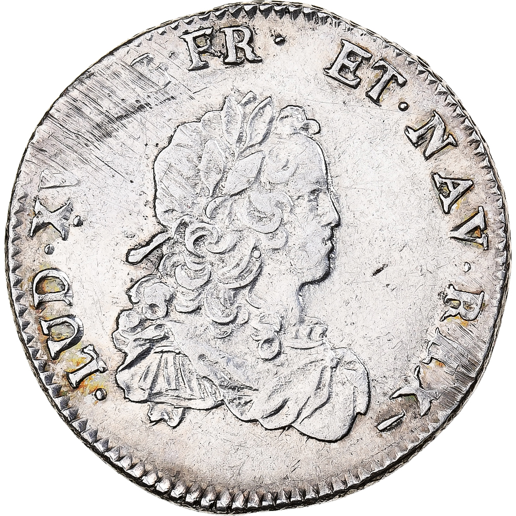 France, Louis XV, 1/3 écu de France, 1721, Lille, Silver, EF