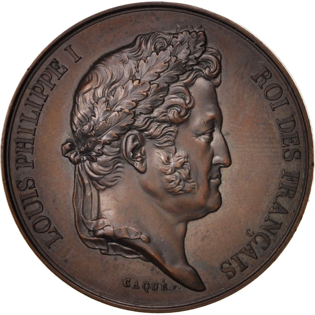 France, Medal, Louis-Philippe Ier, Rétablissement de la statue de Napoléon