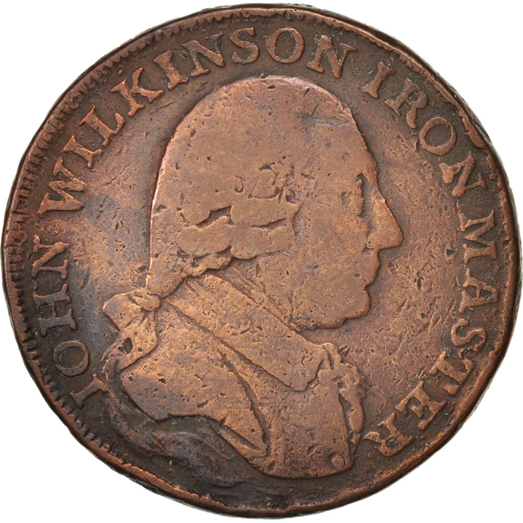 Great Britain, Token, Trades, John Wilkinson Iron Master, 1791,