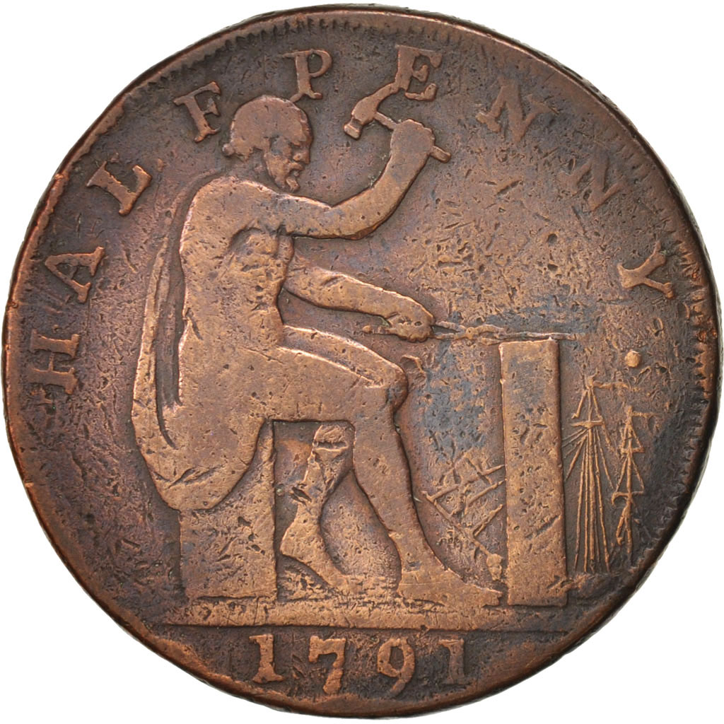 Great Britain, Token, Trades, John Wilkinson Iron Master, 1791, 