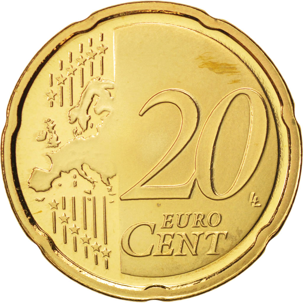 San Marino, 20 Euro Cent, 2008, , Brass, KM:483