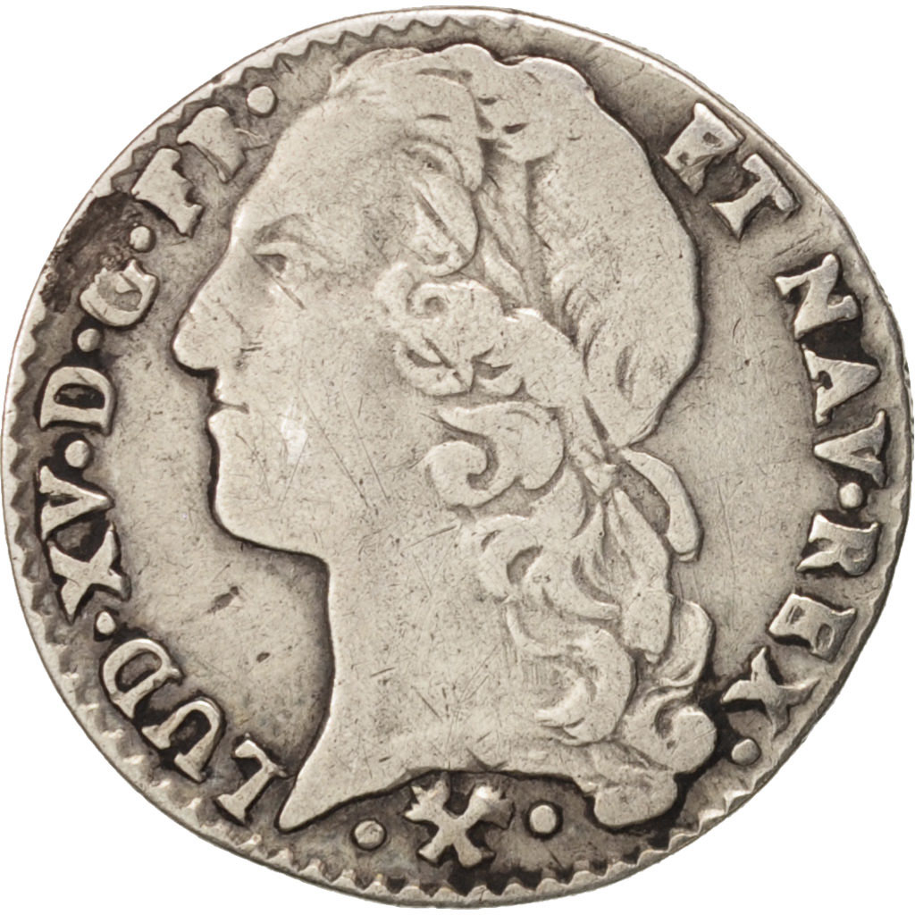 Coin, France, Louis XV, 1/10 Écu au bandeau, 12 Sols, 1/10 ECU, 1766, Bayonne