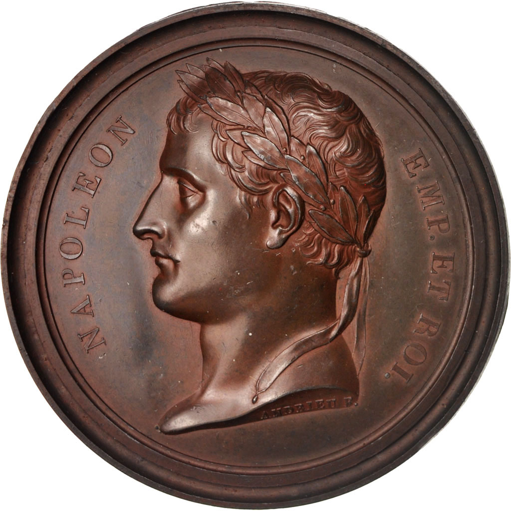 Frankrijk, Medal, Napoléon Empereur et Roi, History, XIXth Century, Andrieu