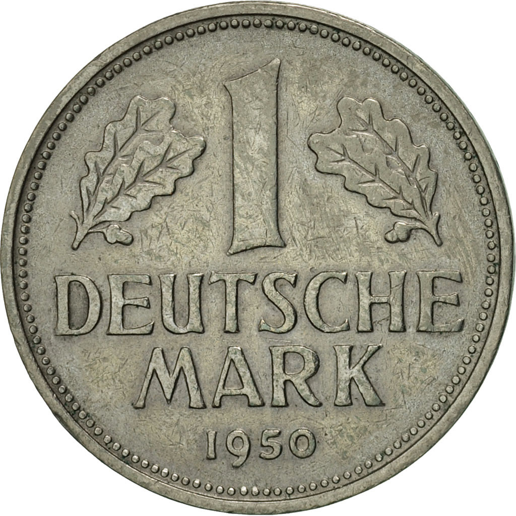 Coin, GERMANY - FEDERAL REPUBLIC, Mark, 1950, Munich, , Copper-nickel