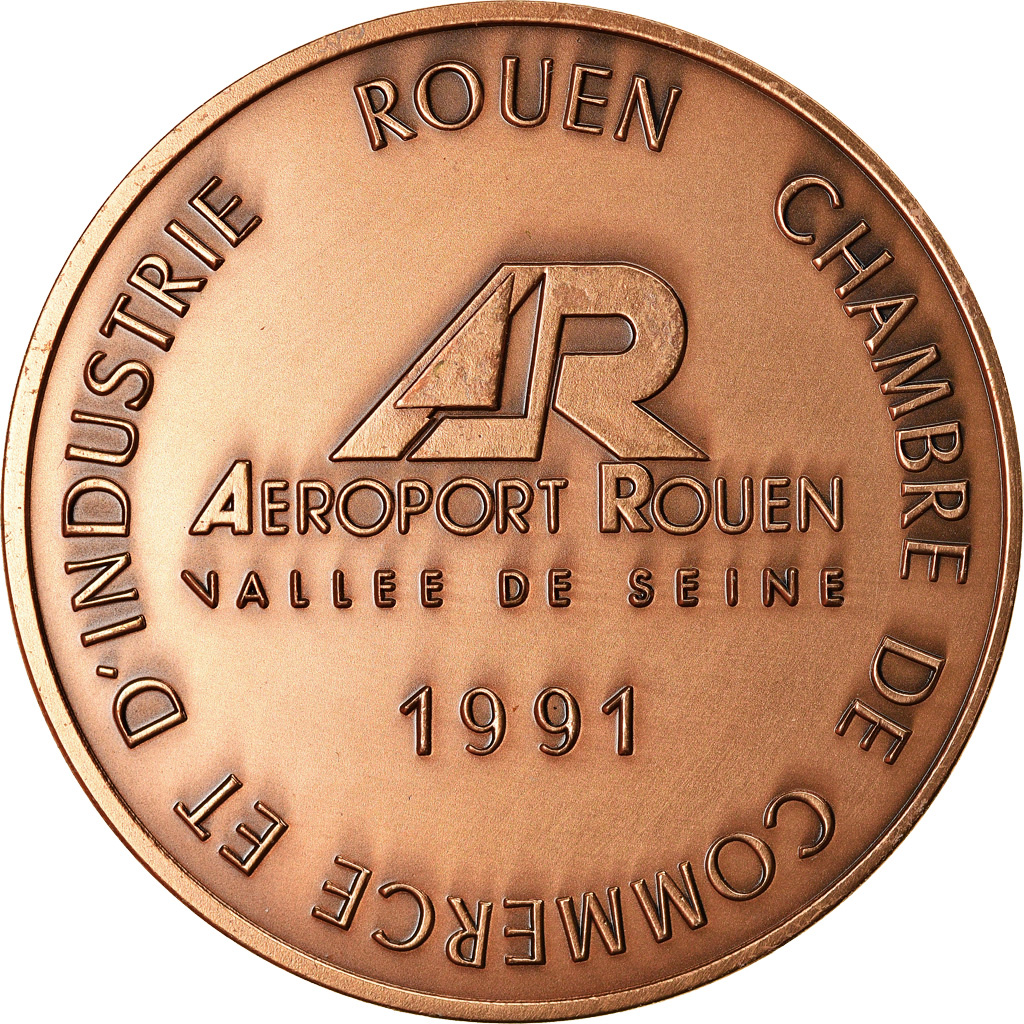 France, Token, Aéroport de Rouen, Vallée de Seine, Business & industry, 1991