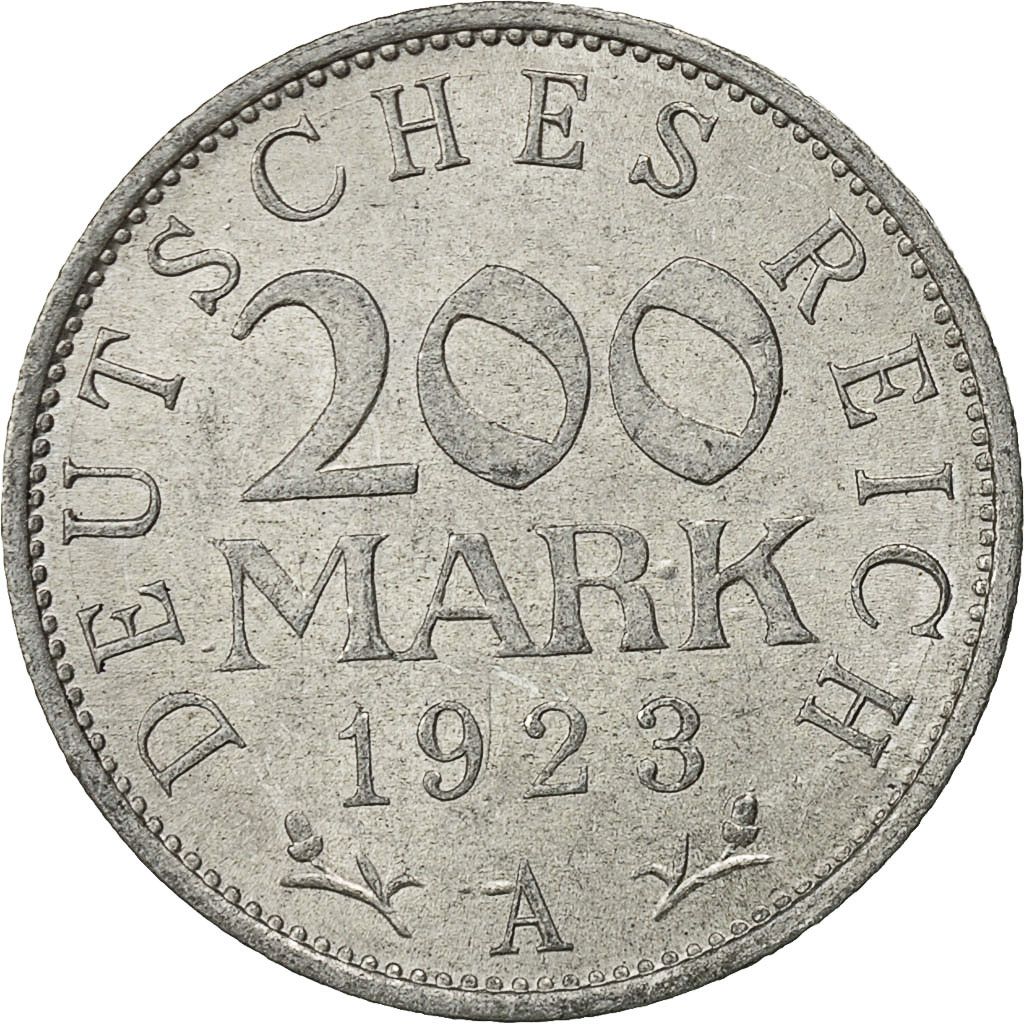 Monnaie, Allemagne, République de Weimar, 200 Mark, 1923, Berlin, TTB+