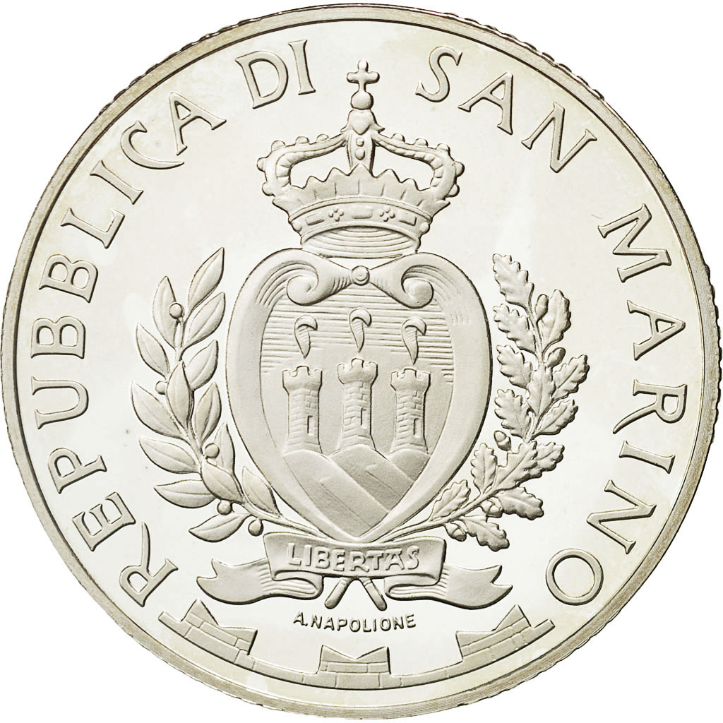 San Marino, 10 Euro, 2012, STGL, Silber, KM:523