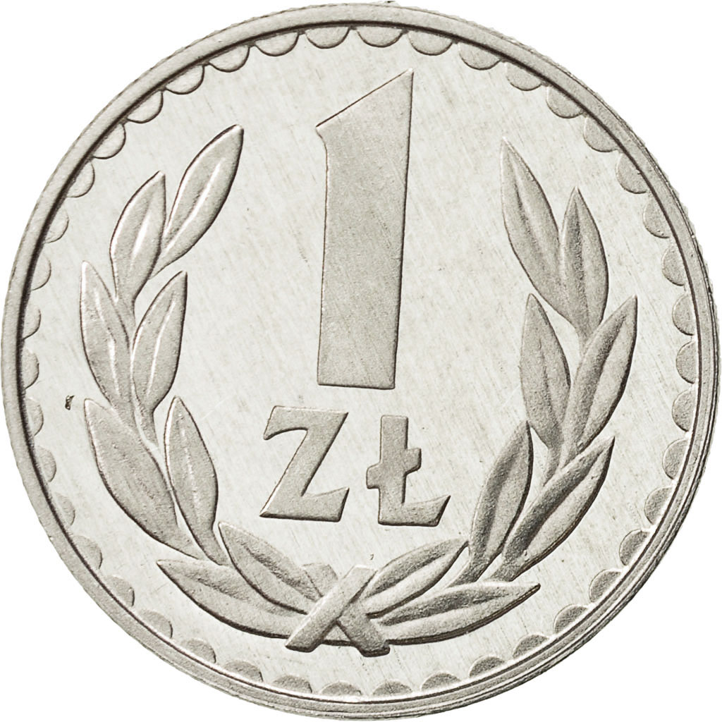 Poland, Zloty, 1988, Warsaw, , Aluminum, KM:49.2