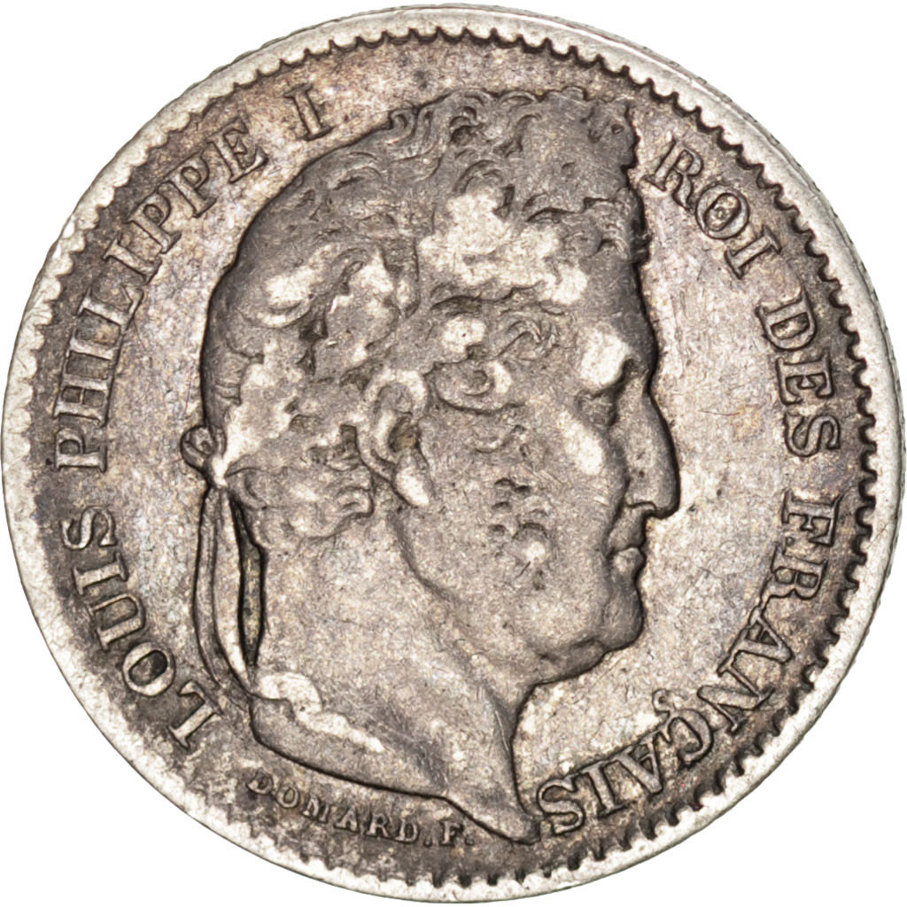 Coin, France, Louis-Philippe, 25 Centimes, 1845, Lille, , Silver