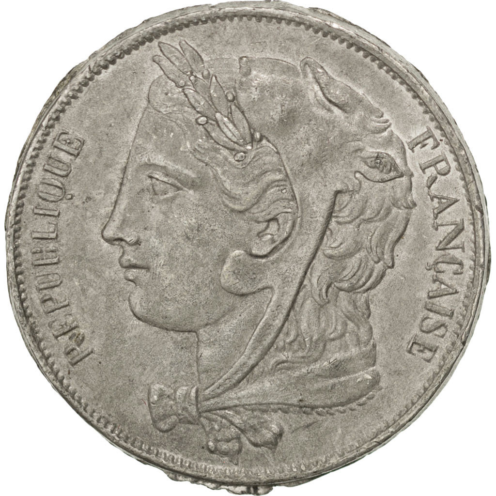 Coin, France, 5 Francs, 1848, Paris, , Tin, KM:Pn57, Gadoury:697