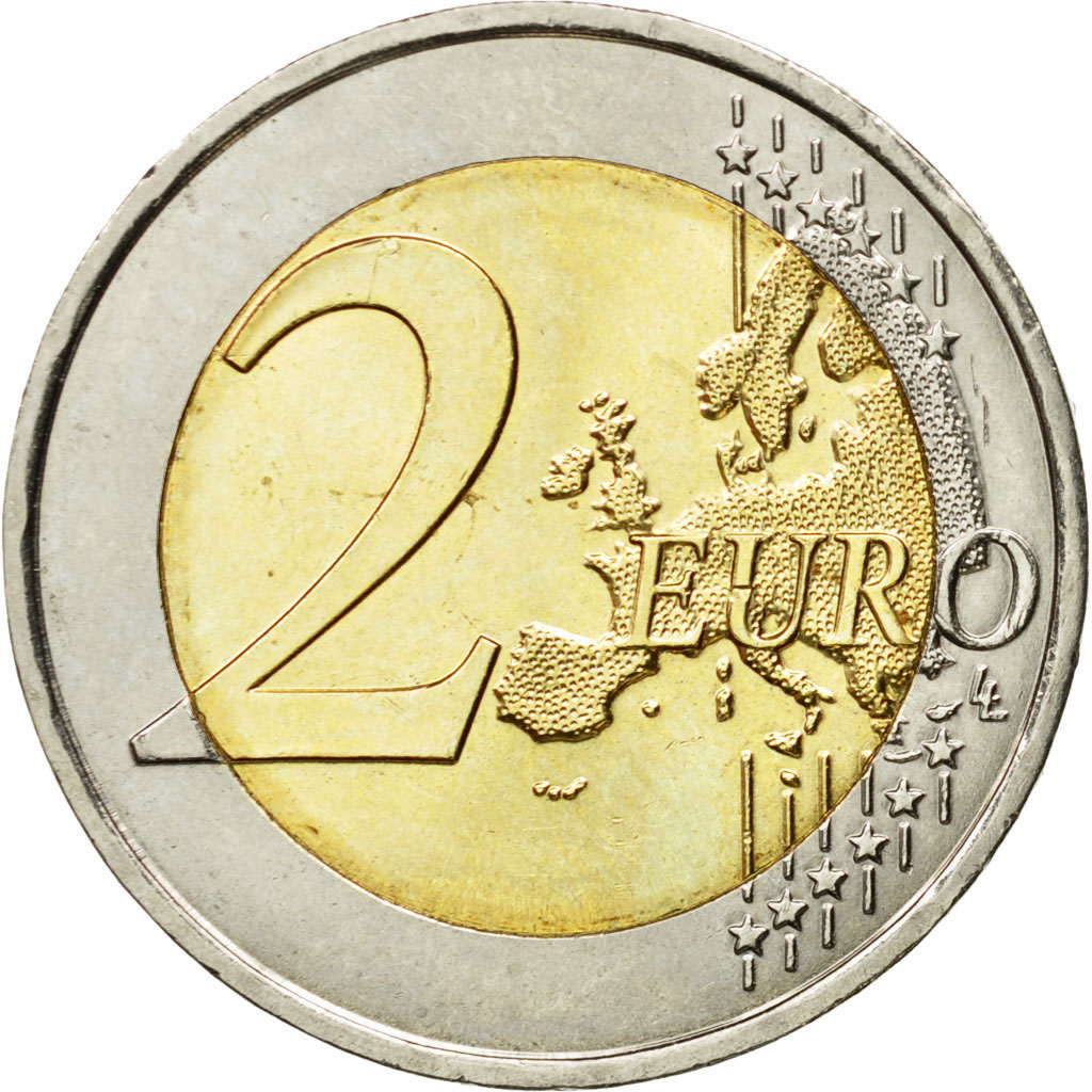 France, 2 Euro, Sida, 2014, SPL, Bi-Metallic