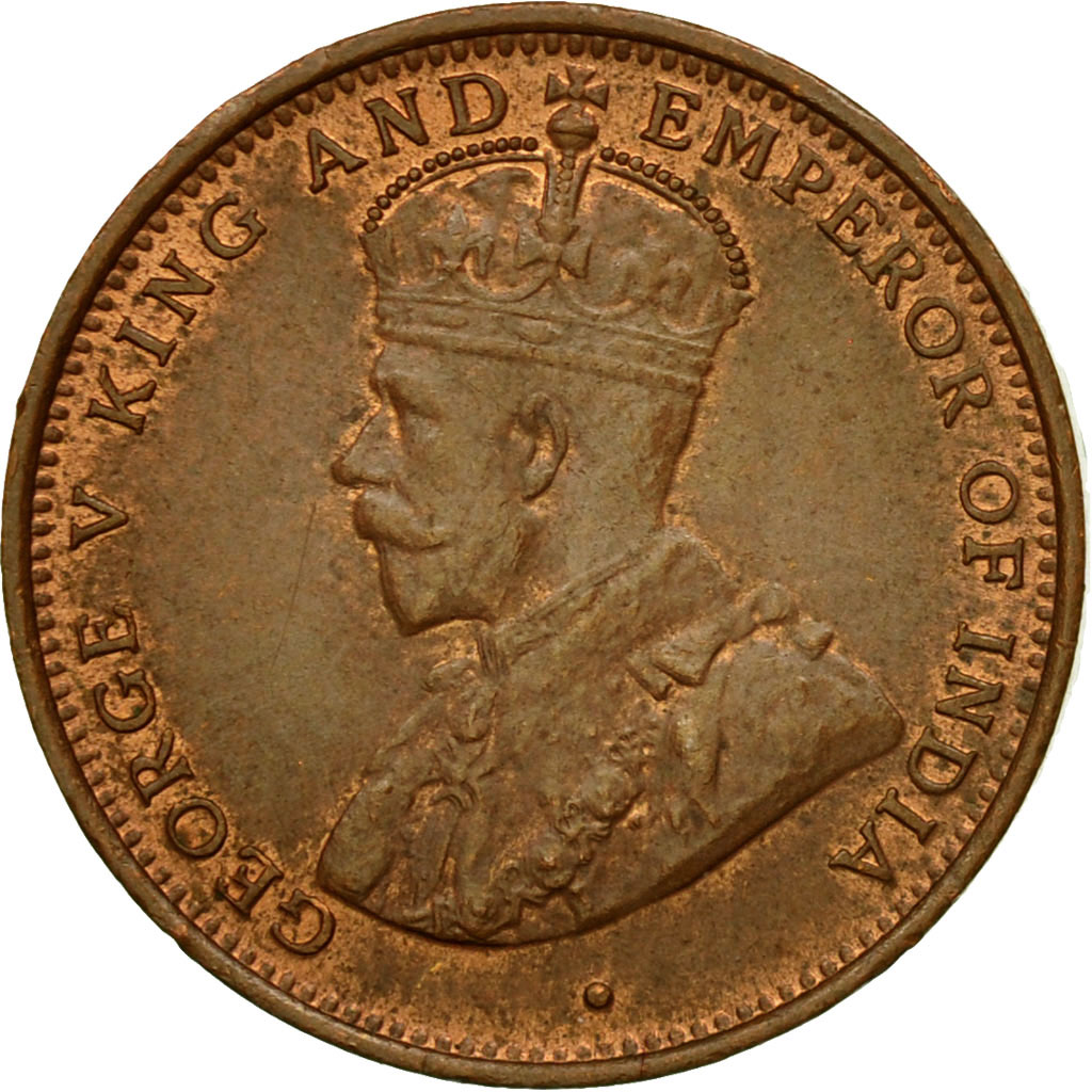 Coin, Ceylon, George V, 1/2 Cent, 1926, , Copper, KM:106