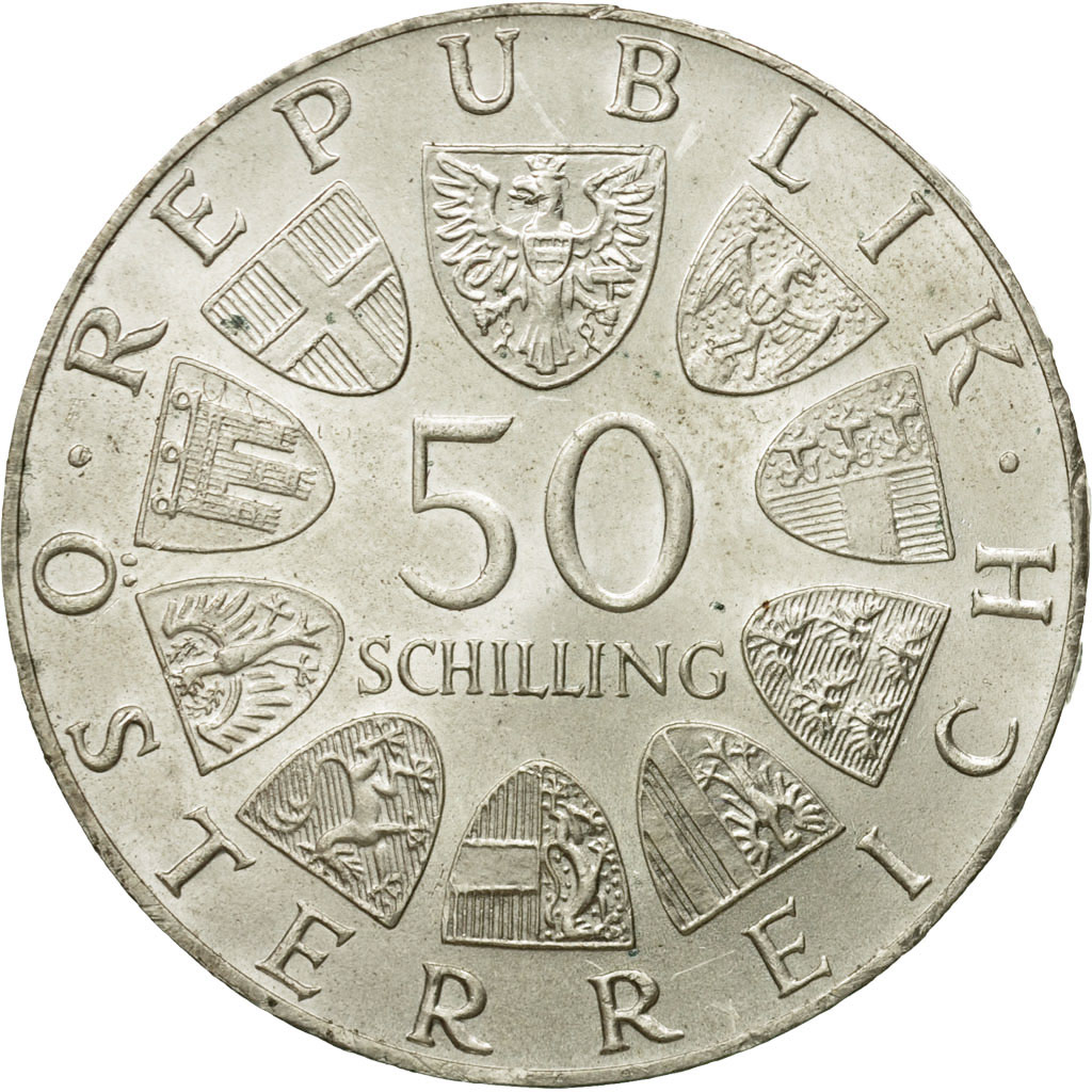 Coin, Austria, 50 Schilling, 1974, , Silver, KM:2920