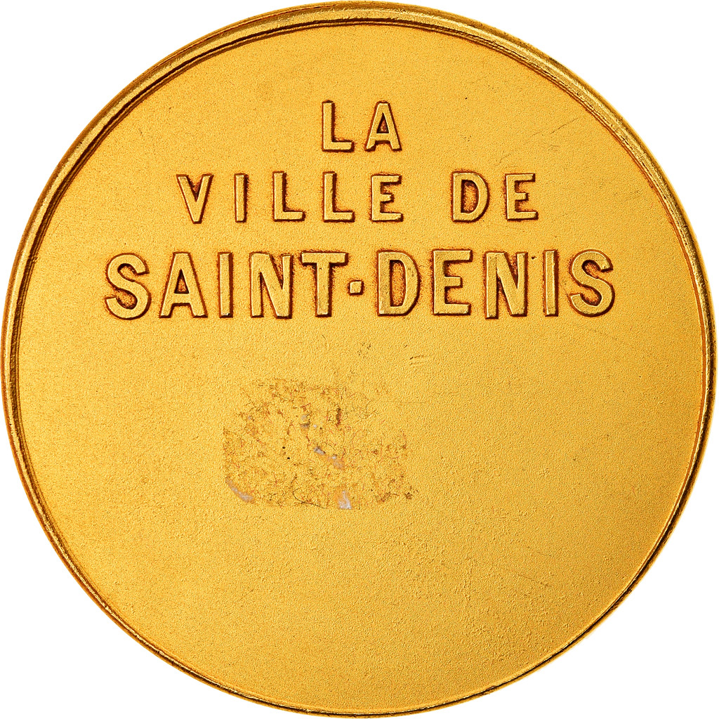 France, Medal, Ville de Saint-Denis, Betannier, , Gilt Bronze