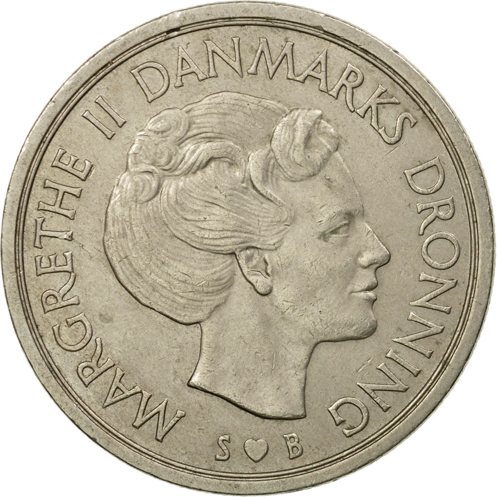 Coin, Denmark, Margrethe II, 5 Kroner, 1976, Copenhagen, European Coins