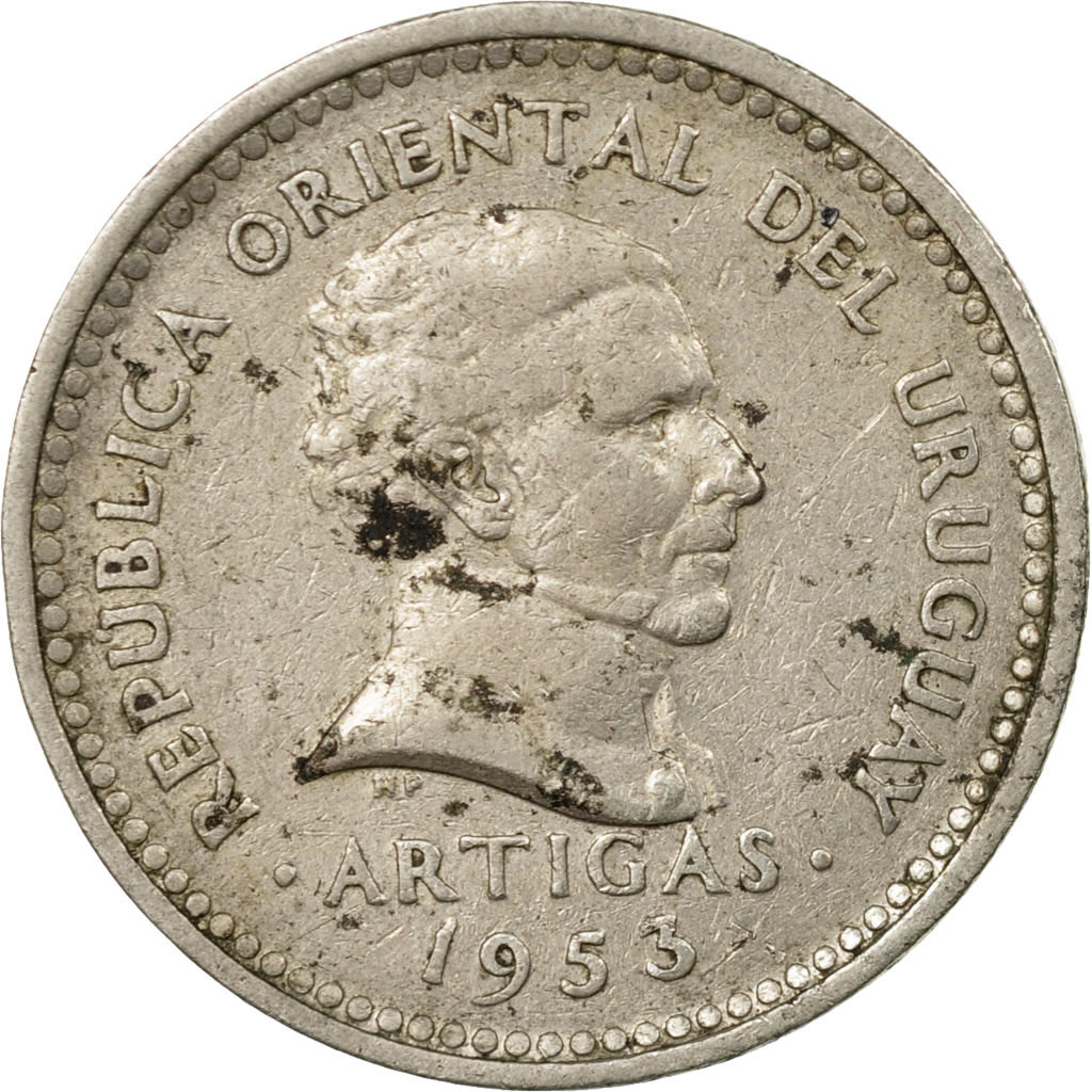 Coin, Uruguay, 5 Centesimos, 1953, , Copper-nickel, KM:34