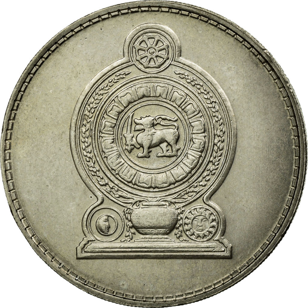 Moneda, Sri Lanka, Rupee, 1978, MBC, Cobre - níquel, KM:136.1