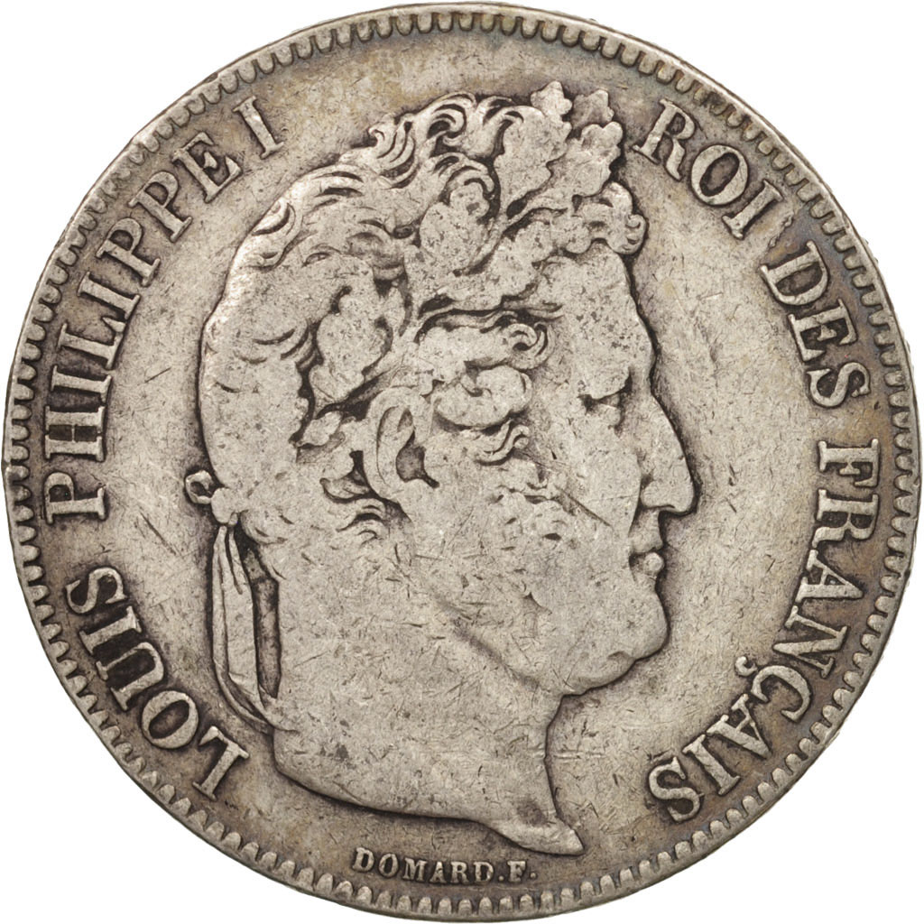 Coin, France, Louis-Philippe, 5 Francs, 1843, Lille, , Silver