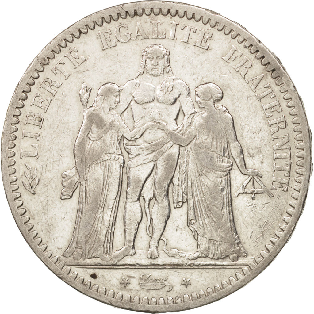 Coin, France, Hercule, 5 Francs, 1872, Paris, , Silver, KM:820.1