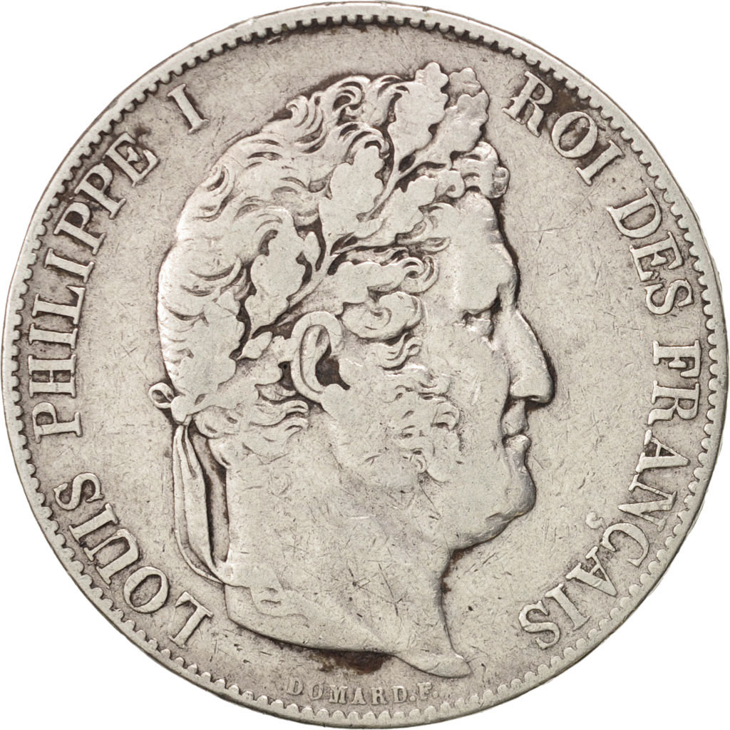 Coin, France, Louis-Philippe, 5 Francs, 1846, Bordeaux, , Silver