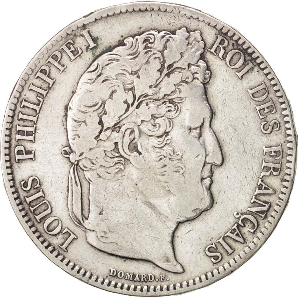 Coin, France, Louis-Philippe, 5 Francs, 1835, Marseille, , Silver