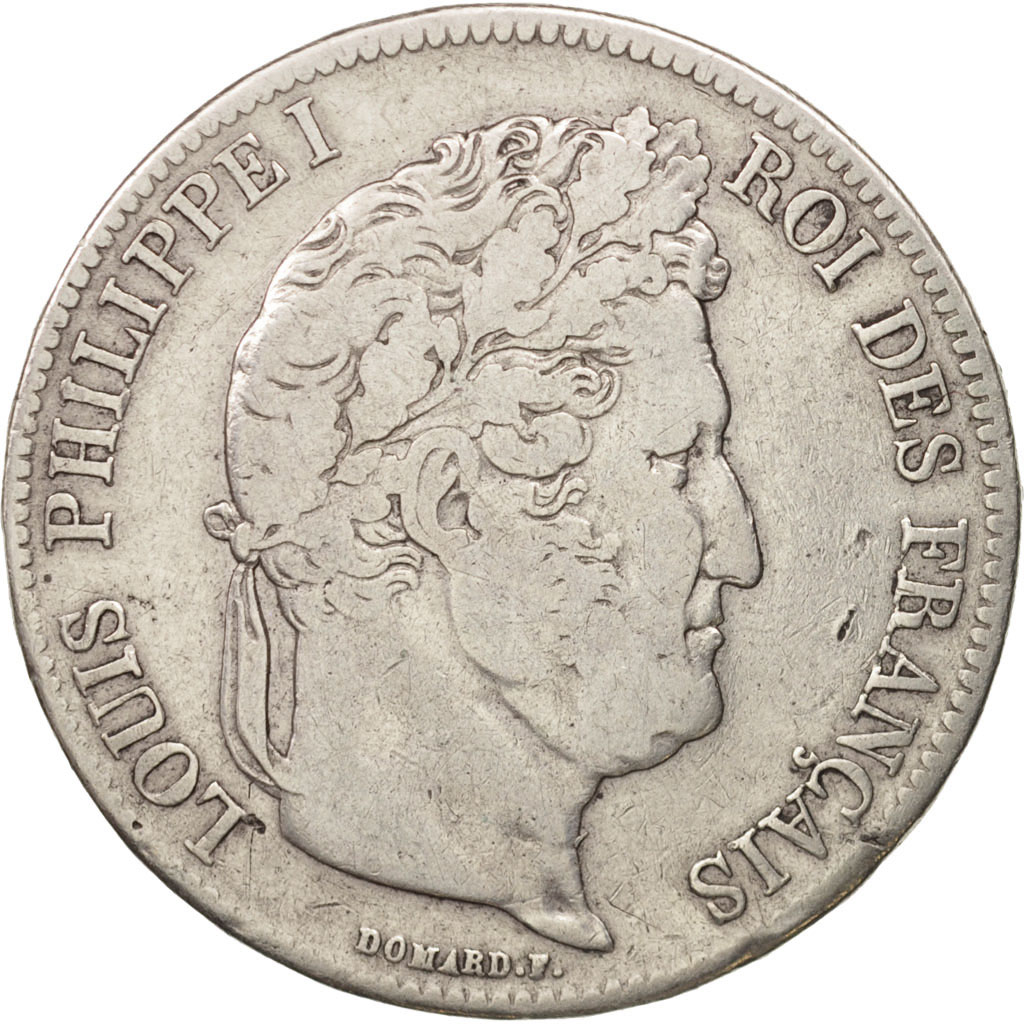 Coin, France, Louis-Philippe, 5 Francs, 1832, Perpignan, , Silver
