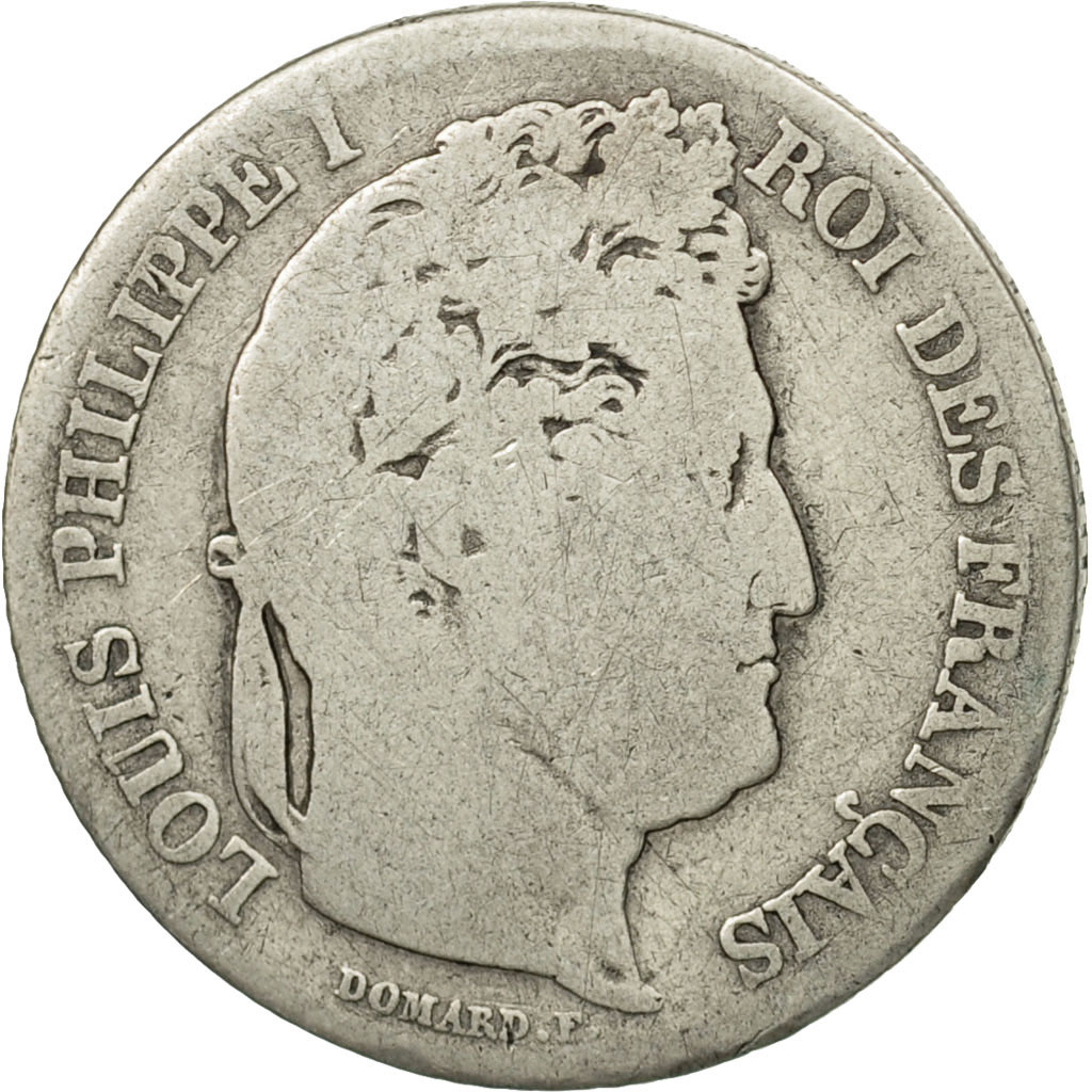 Coin, France, Louis-Philippe, Franc, 1845, Lille, , Silver, KM:748.13