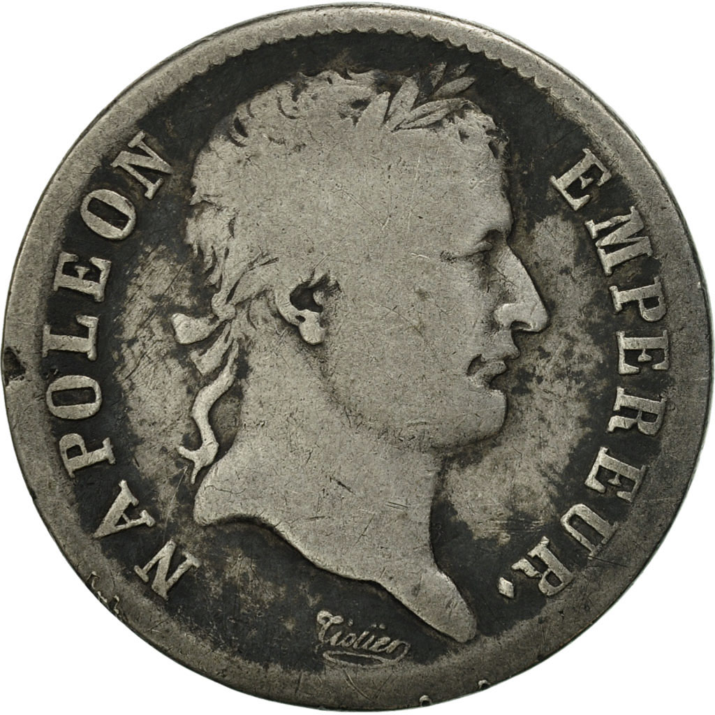 Coin, France, Napoléon I, Franc, 1808, Nantes, VF, Silver, KM:682.12