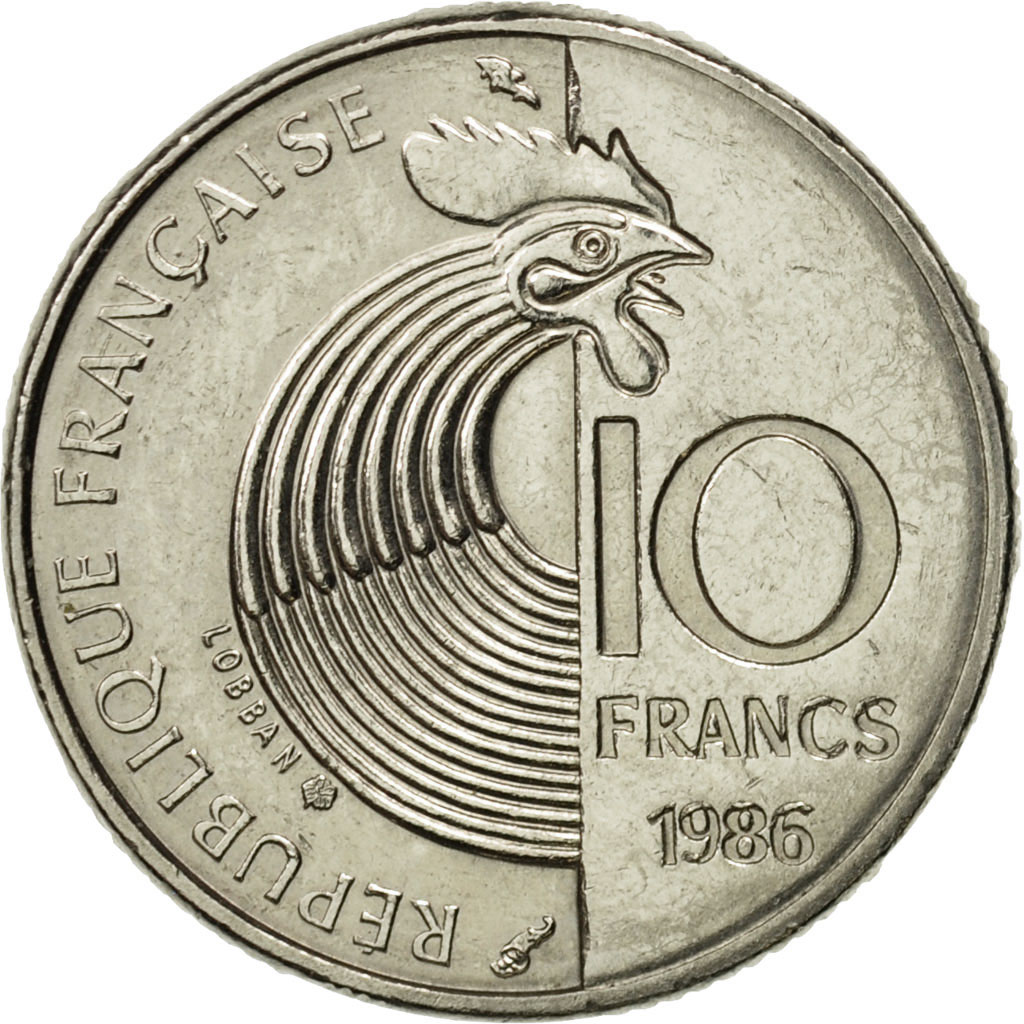 Coin, France, Schumann, 10 Francs, 1986, , Nickel, KM:958, Gadoury:825
