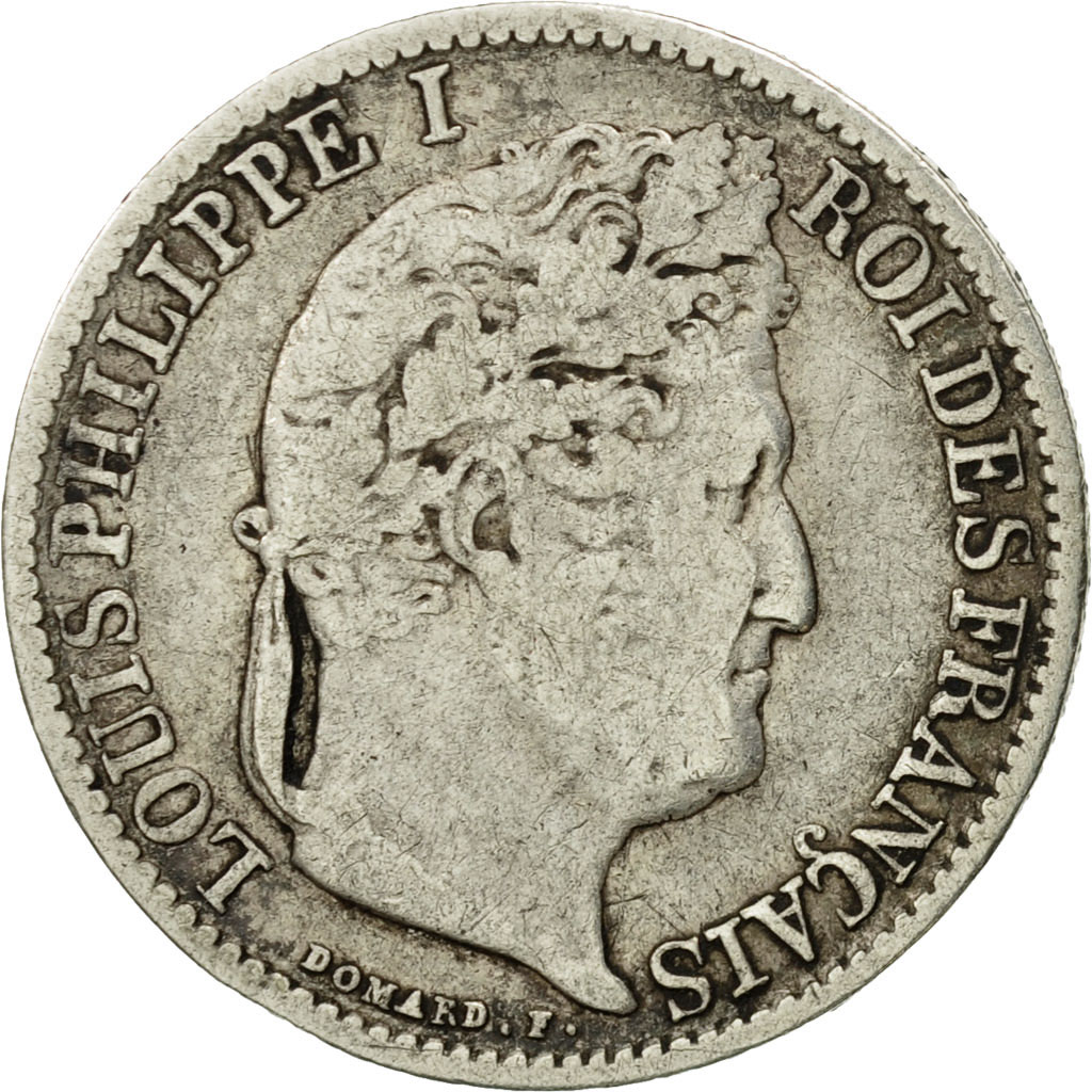 Coin, France, Louis-Philippe, 1/2 Franc, 1845, Lille, , Silver